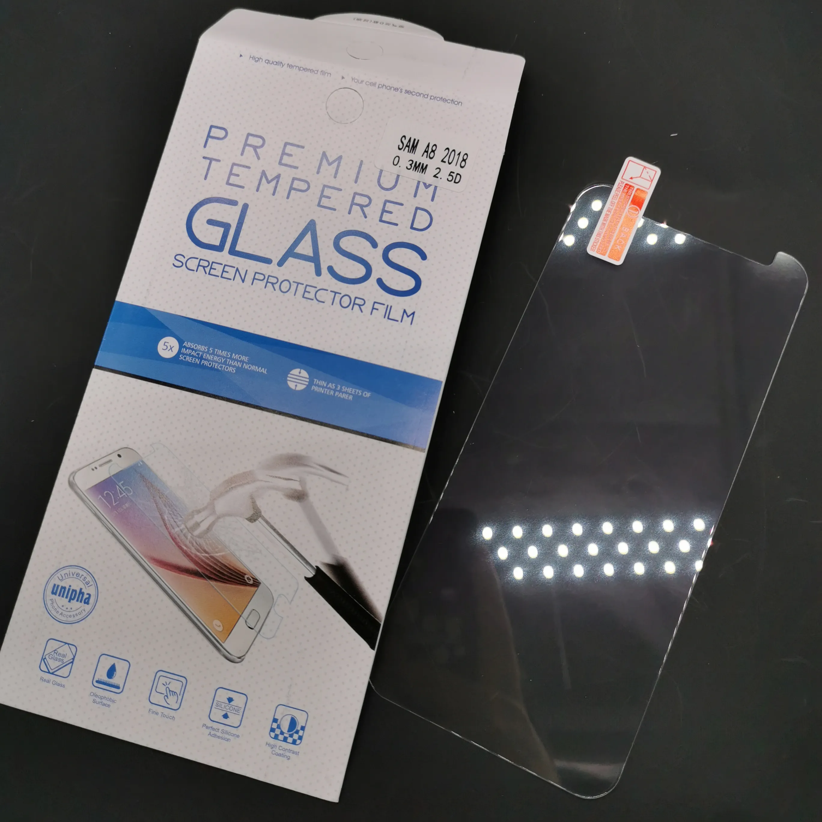 Handy film hersteller 0,33mm Glas 2,5 D 9H härte gehärtetem glas screen protector für Samsung