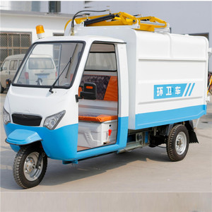 KEYU-producto de alta calidad, contenedor de basura eléctrico completamente sellado, compactador de carga lateral, camión de basura montado - Product Image 6