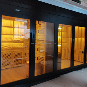 Gabinete antiguo para cigarros de madera de cedro de España, fuente de energía eléctrica, control de temperatura de humedad constante producido en Perú - Product Image 2
