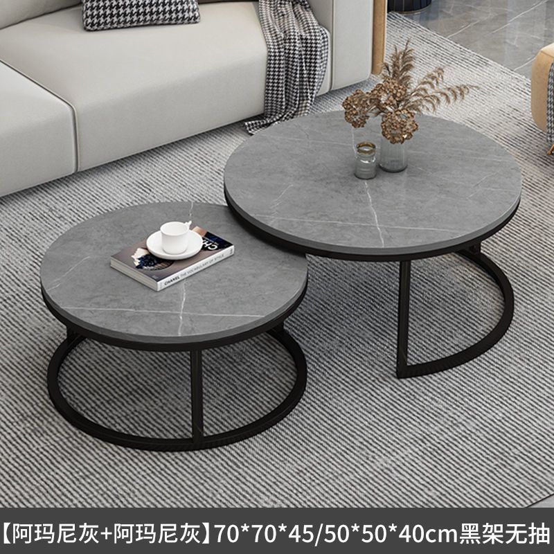 Black steel frame armani limestone slab