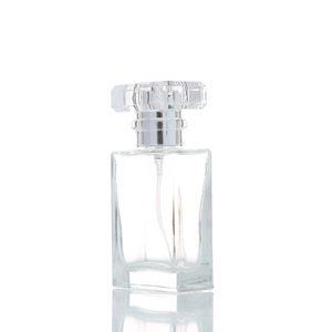 MUB Silk Printing 30ml Screw Type Transparent Empty Glass <strong>Perfume</strong> Bottle with Fine Mist <strong>T</strong> Cap - Product Image 4