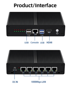 Firewall Router <strong>Computer</strong> Vpn In-tel Ce-leron 2955U Core I3 4010U I5 4200U 6 Ethernet RJ45 Fanless Multi Lan Pfsense Mini Pc - Product Image 6
