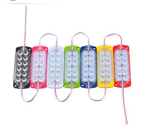 ไฟโมดูลเตือนรถ RGBYP LED IP65,ไฟโมดูล LED 12ชิ้นสำหรับรถยนต์รถบรรทุกรถจักรยานยนต์ไฟ DC 12V 24V