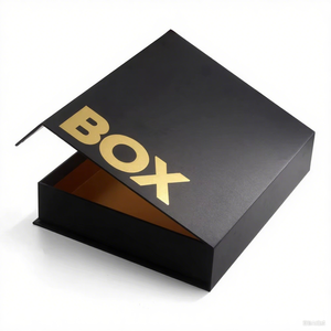 Tùy Chỉnh Wedding Dress Hộp Vàng Lá Từ Có Thể Gập Lại Sóng Hội Đồng Quản Trị Bao Bì Miếng Bọt Biển Lót UV In Ấn Cao-End - Product Image 1