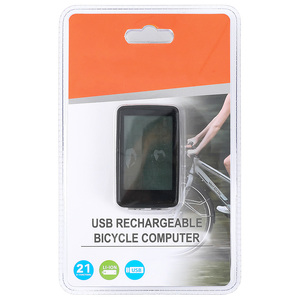 RTS WB新しいUSB充電自転車コンピューターデジタル走行距離計サイクリングコンピューターワイヤレスエクササイズ5言語自転車コンピューター - Product Image 6