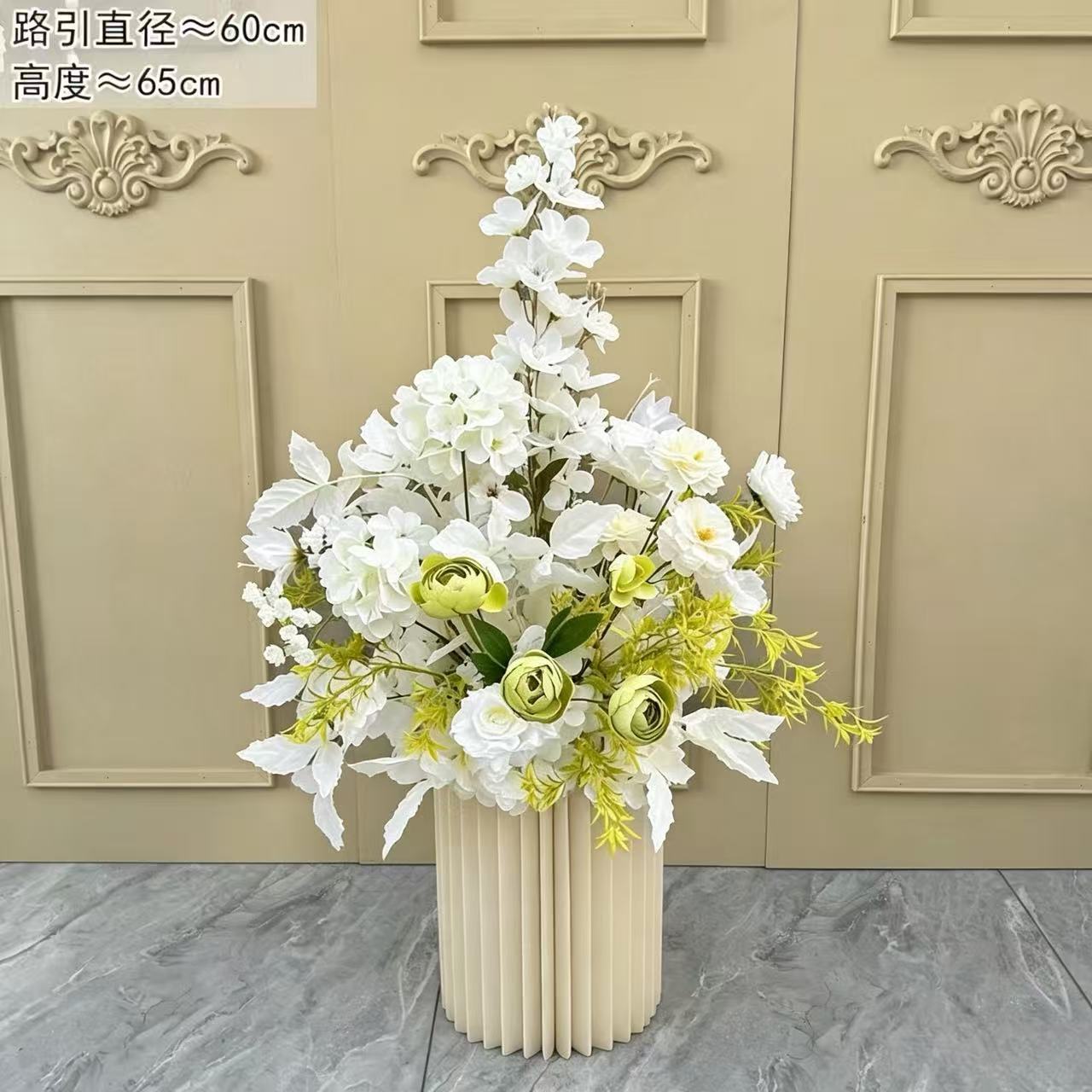 White green lily welcome road guide flower