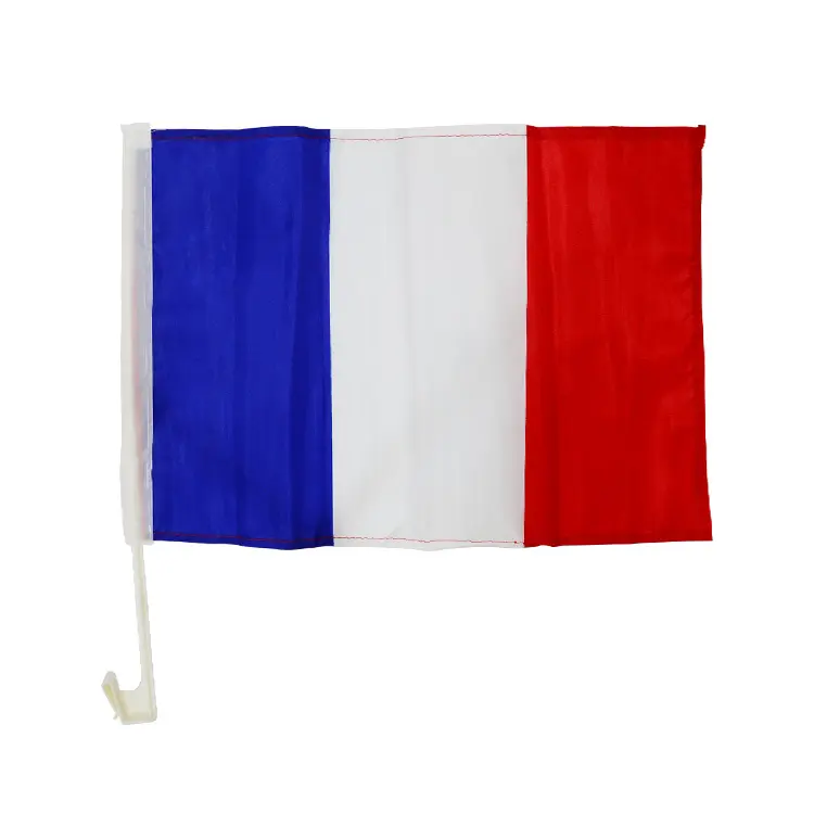 Vente en gros de drapeaux de main Allemagne Pologne France Russie Coupe du monde Fan de football acclamant drapeau tenu Polyester Mini drapeaux de pays