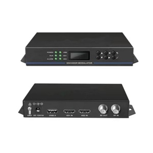 Modulador de codificador de vídeo Full Hd de 2 canales H.264 1080P HD MI a modulador de codificador de RF DVB-T ISDBT ATSC de 2 canales - Product Image 1