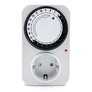 24 ore presa interruttore a parete presa elettrica a parete Timer programmabile Timer meccanico spina EU - Product Image 1