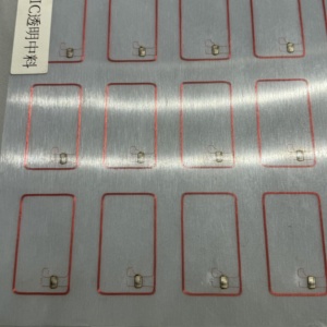 PVCプレラムインレイシートF08ミニタグ付き125kHz RFID/NFCスマートチップ支払い用ホテルアプリケーションスマートカード用 - Product Image 3