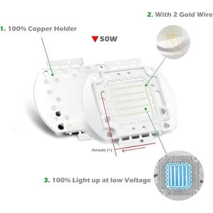 High-Power 50W SMD LED Globe Bulb Blue 6500K Color for Home Residential Warehouse <strong>Lighting</strong> <strong>B22</strong> E40 E14 ROHS EMC FCC Certified - Product Image 3