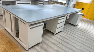 Banco da lavoro per mobili da laboratorio per scuola tavolo per mobili da laboratorio per computer banchi da lavoro da laboratorio - Product Image 2