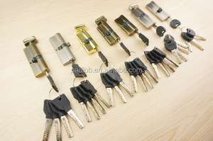 Cilindro de perfil de mortaja El mejor diseño clásico Cilindro de cerradura de aluminio de estilo europeo con llave de computadora - Product Image 6