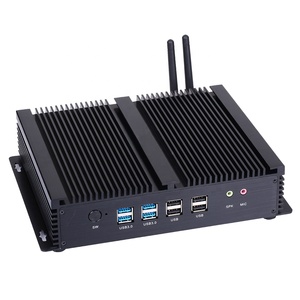 Lüfter loses Gehäuse aus Aluminium legierung x86 Motherboard-Gehäuse an Bord i5 4200u i7 4500u SIM-Steckplatz 4G-Modul DDR3 robuster Industrie computer - Product Image 3
