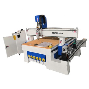 Máquina enrutadora CNC para carpintería 1325, señal de 4 ejes con eje giratorio lateral, sistema de Control DSP, componentes principales, incluida la caja de cambios del Motor - Product Image 6