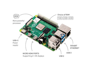 4GB E14 Versione Raspberry Pi 4 Modello 4B BCM2711 Quad-core Cortex-A72 1.5GHz 4GB di RAM con dual Band WIFI Supporto POE - Product Image 5