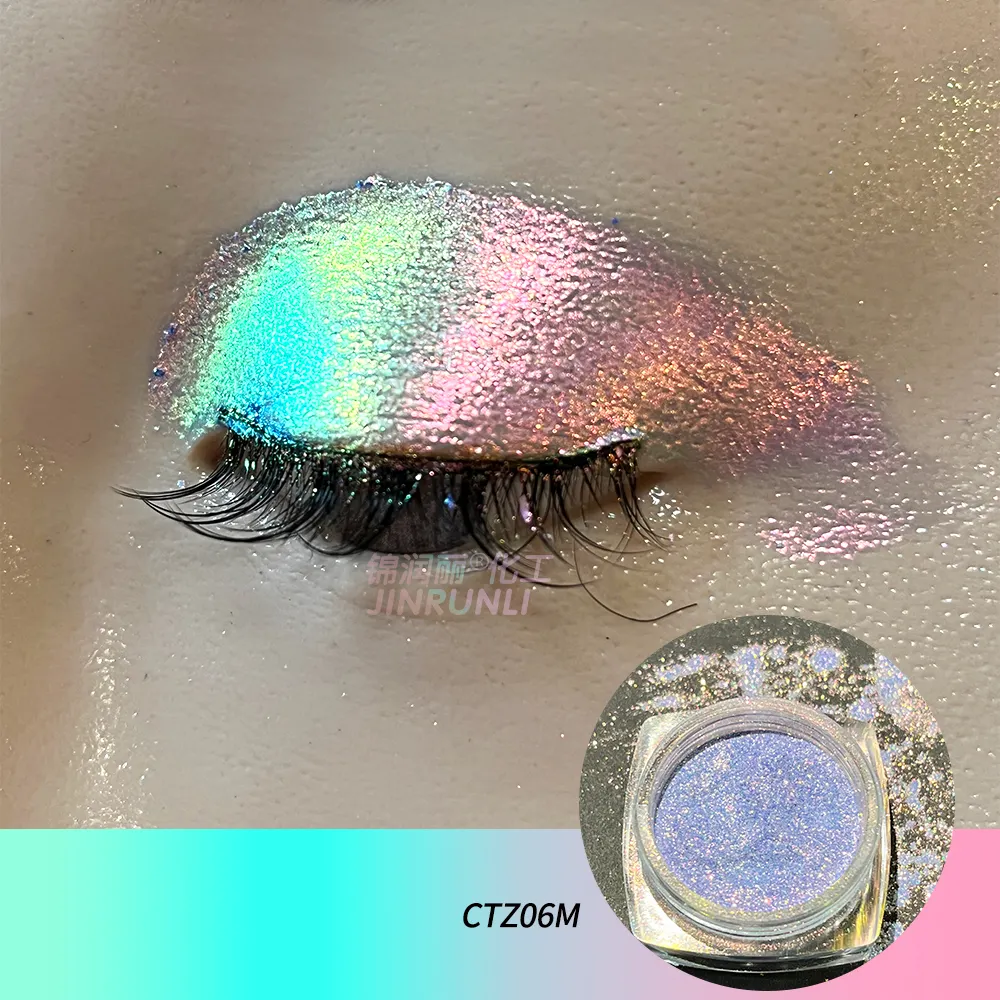 Oogverblindende Cosmetische Kwaliteit Eenhoorn Effect Multichroom Candy Regenboog Aurora Kameleon Hypershift Pigmentpoeder Voor Make-Up