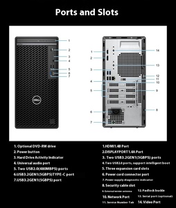 Wholesale Price Office <strong>Computer</strong> Commercial Desktop <strong>Computer</strong> Home Finance <strong>Computer</strong> Host I5-14400/16G/512G Dells OptiPlex 7020 MT - Product Image 5