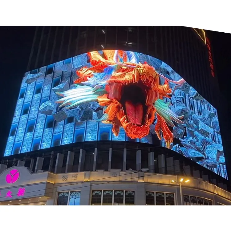 3D Großbild schirm im Freien LED-TV-Bildschirm wasserdicht p10 p8 p6 riesige LED-Anzeige Plakat wand Bildschirm