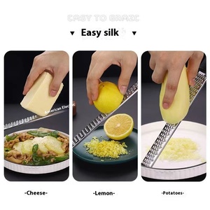 Multifunctional Cheese and Lemon <strong>Zester</strong> Plastic and Metal Hand Grater for Home Kitchen <strong>Use</strong> Kitchen Slicer Cheese Tools - Product Image 4