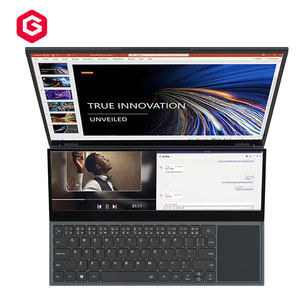 Logotipo personalizado DDR4 RAM 64GB SSD 1TB I7 10th Generation Dual Screen 16 + 14inch Computer Netbook