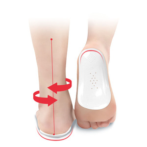 2022 Hot Selling PP 3/4 Kids Shell Rigid Kids Flat Foot Correction Arch Support Half Deep Heel <strong>Cups</strong> Orthotic Half <strong>Insole</strong> - Product Image 5