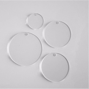 1mm 2mm3mmカスタムサイズプラスチッククリアパースペックスアクリルサークルディスク