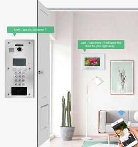 Apartamento intercomunicador puerta teléfono múltiples planos con cable sistemas de entrada de vídeo con monitor - Product Image 3