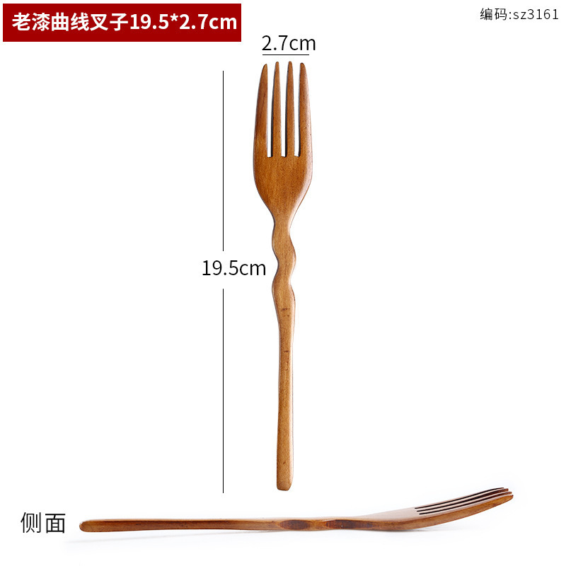 sz3161 Irregularly Shaped Wooden Fork