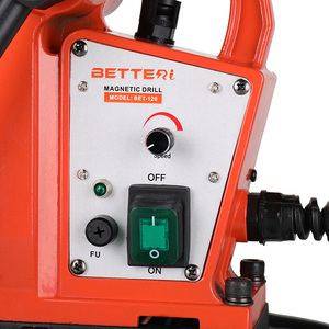 BET-120 1100W <strong>Curved</strong> Base Chain Bundled Electric Magnetic Core <strong>Drill</strong> for Pipe Drilling