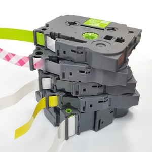 Boyeezon TZE-661 tz661 màu đen trên màu vàng cho 36 Mét x 8m in ấn <span class=keywords><strong>Ribbon</strong></span>/Label Băng Tương thích cho anh em máy in - Product Image 5