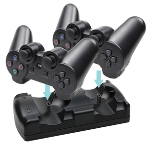 2合1双充电座PS3移动Playstation 3控制器操纵杆游戏手柄双充电器快速船 - Product Image 4
