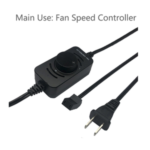 AC tốc độ quạt điều khiển điện áp quạt điều khiển chúng tôi tiêu chuẩn hai-prong mở rộng dây ROTARY dimmer điều khiển - Product Image 5