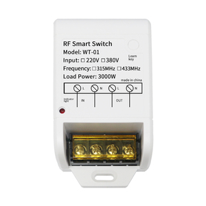 Funzione di apprendimento interruttore telecomando 220-380V 30A relè motore universale lampada a Led barriera porta elettrica telecomando Set - Product Image 2