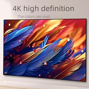 Screen120 inch16:9 Pantalla de marco fijo 4K Hd Alr Pantalla de proyector Montado en la pared Metal 1cm Marco estrecho Pantalla de proyector antiluz - Product Image 2