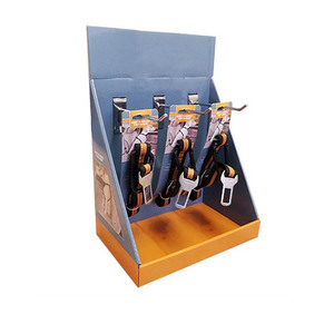 Custom Durable Cardboard <strong>Table</strong> Pet Leash Stand <strong>Display</strong> Counter <strong>Top</strong> Dog Collar <strong>Display</strong> <strong>with</strong> <strong>Hooks</strong> - Product Image 2
