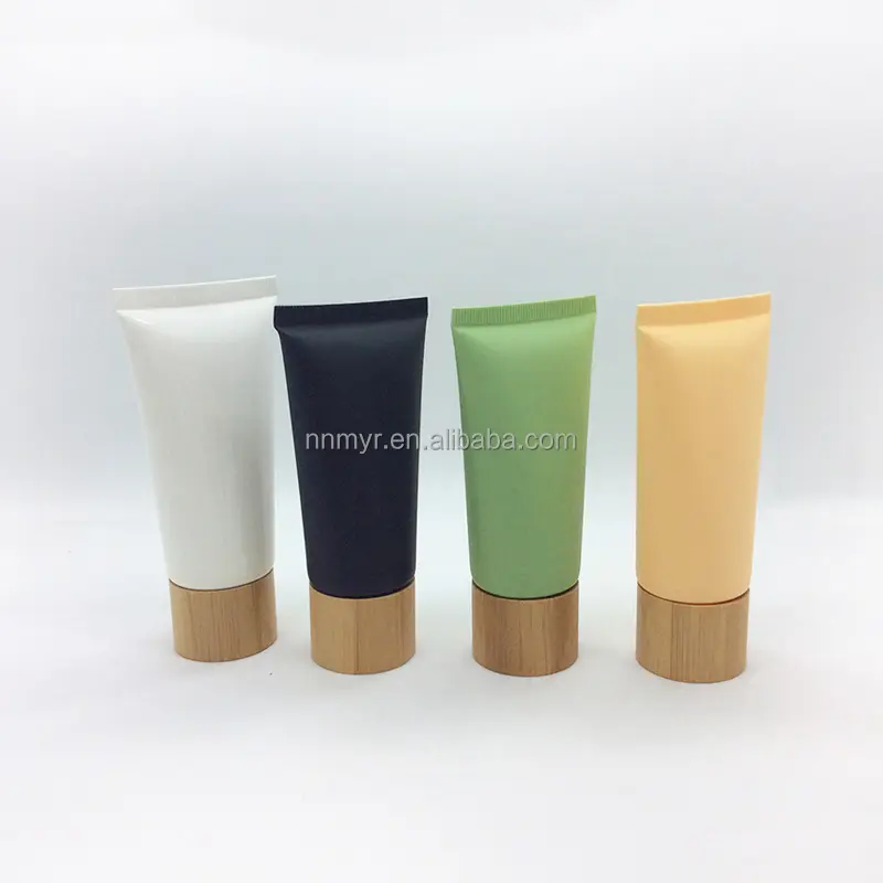 Manguera cosmética de PE blanca personalizada de fábrica, material de embalaje, manguera subembotellada, limpiador facial, ungüento, tubo de loción