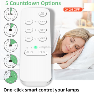 Fernbedienung schalter 10A Drahtloser Schalter mit Countdown-Funktion Kein Draht Elektrischer Fernsc halter Ein/Aus für Lampen - Product Image 4