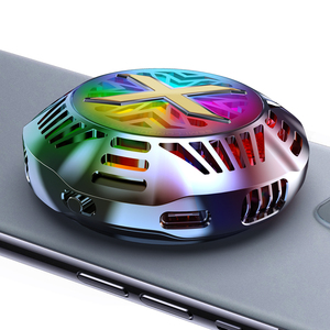 Akıllı telefonlar için RGB ışık oyun soğutucu ile manyetik yarı iletken cep telefonu radyatör oyunu soğutucu - Product Image 6