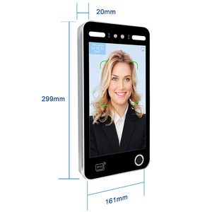 Sistema di registrazione sicura basata sul tempo AI con lettore RFID, riconoscimento facciale biometrico, fotocamera 2MP e SDK Ready - Product Image 6