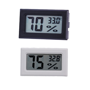 Termómetro higrómetro con pantalla LCD Digital, sensor electrónico de temperatura, medidor de humedad para invernadero, coche, hogar, plástico, pantalla LCD, 2 unidades - Product Image 4