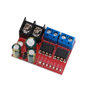 H ponte telecomando 5A 3V-14V doppio motore DC modulo di trasmissione tensione inversa PWM regolazione della velocità doppio Super L298N 5AD - Product Image 2