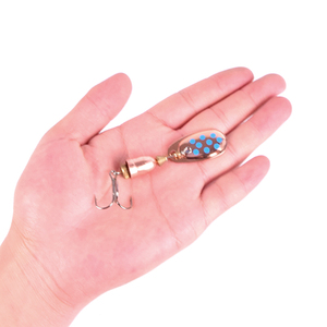 Câu cá kim loại mồi đồng thau câu cá <span class=keywords><strong>Spinner</strong></span> mồi muỗng mồi với treble móc phụ kiện đồng thau <span class=keywords><strong>Spinner</strong></span> Mồi Câu Cá kim loại mồi - Product Image 3