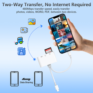 热卖USB C连接器至SD/tf卡读卡器适配器内存sd卡读卡器，适用于iPhone/iPad - Product Image 6
