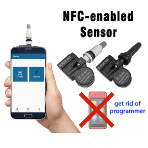 2024 NFC TPMS传感器由电话应用程序编程轮胎压力传感器98% 车辆覆盖315mhz 433mhz 2合1汽车通用TPMS - Product Image 5