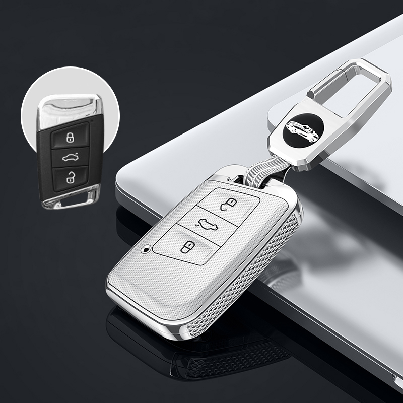 Silver+Key Ring