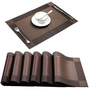 PVC餐垫防水防滑隔热垫日欧风格桌垫 - Product Image 1