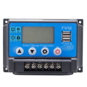 30A 12V 24V DC LCD solare regolatore di carica solare auto regolatore di carica solare pwm solare off grid controller pannello solare - Product Image 1