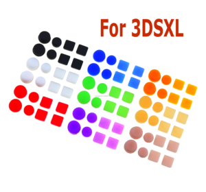 ตัวครอบด้านหน้าและด้านหลังมีฝาเกลียวสำหรับ3DSLL/3dsxl เท้ายางปลั๊กกันฝุ่นสำหรับ3DS XL LL อุปกรณ์เสริมสำหรับเกม - Product Image 2