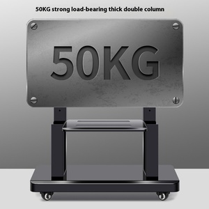 TV Mobile Cart Horizontal and Vertical Screen Rotating Live Streaming <strong>Stand</strong> Suitable for 32-65 Inches - Product Image 4